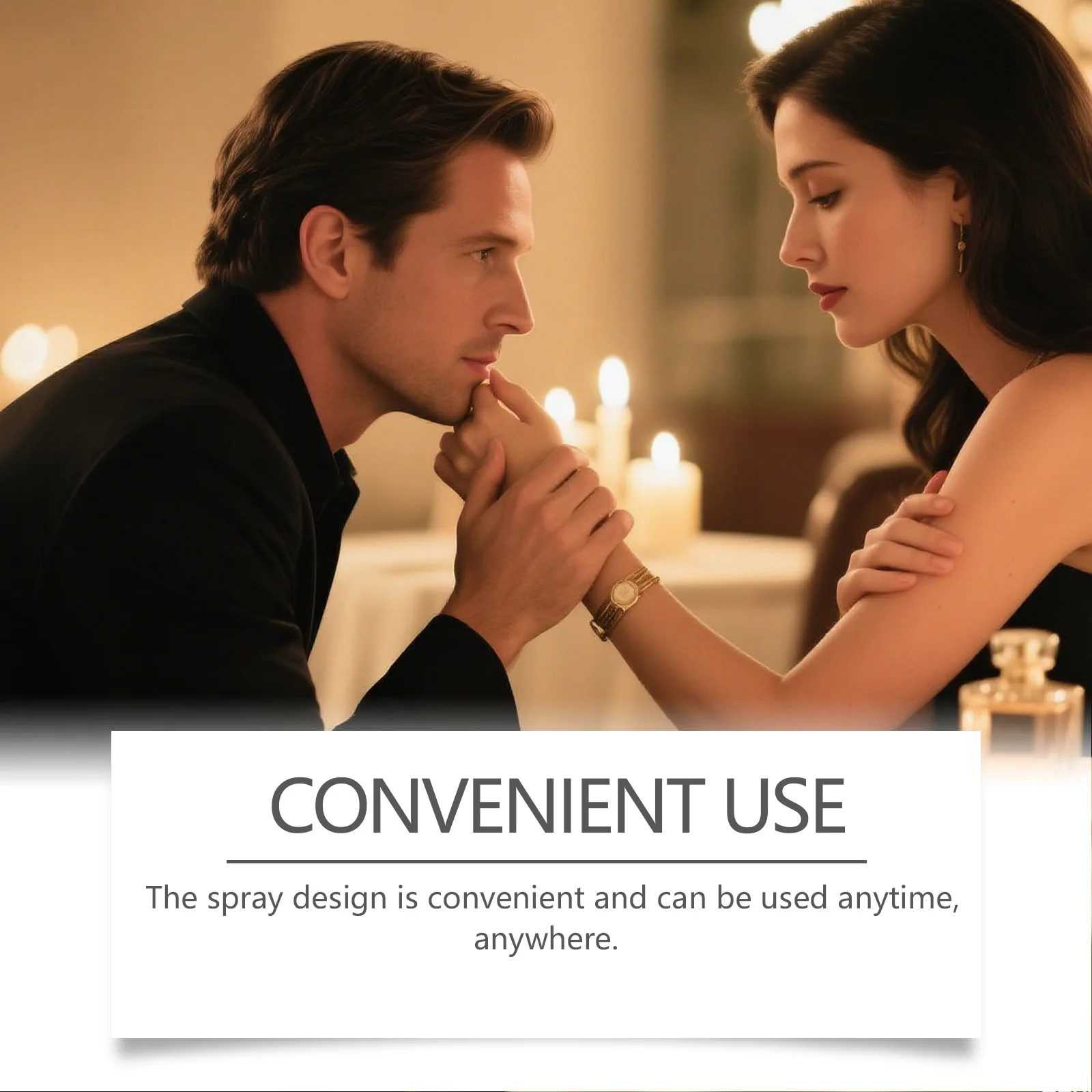 Vanilla Eau de Toilette long-lasting fragrance charming layered scent sweet delicate aroma portable perfume spray