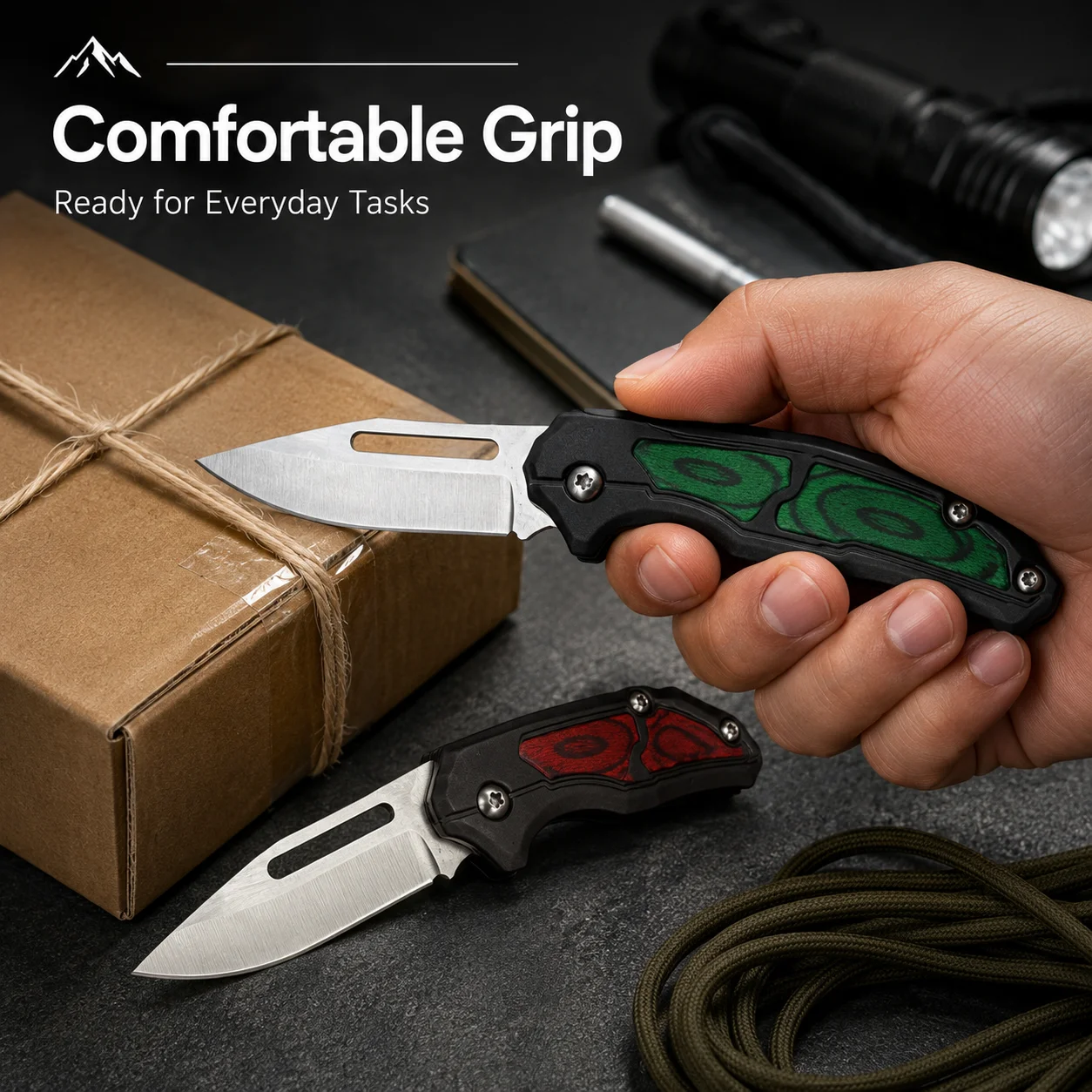 Conjunto de 4 Facas Dobráveis  - Camping Cooking Knife Set avaliação e preço