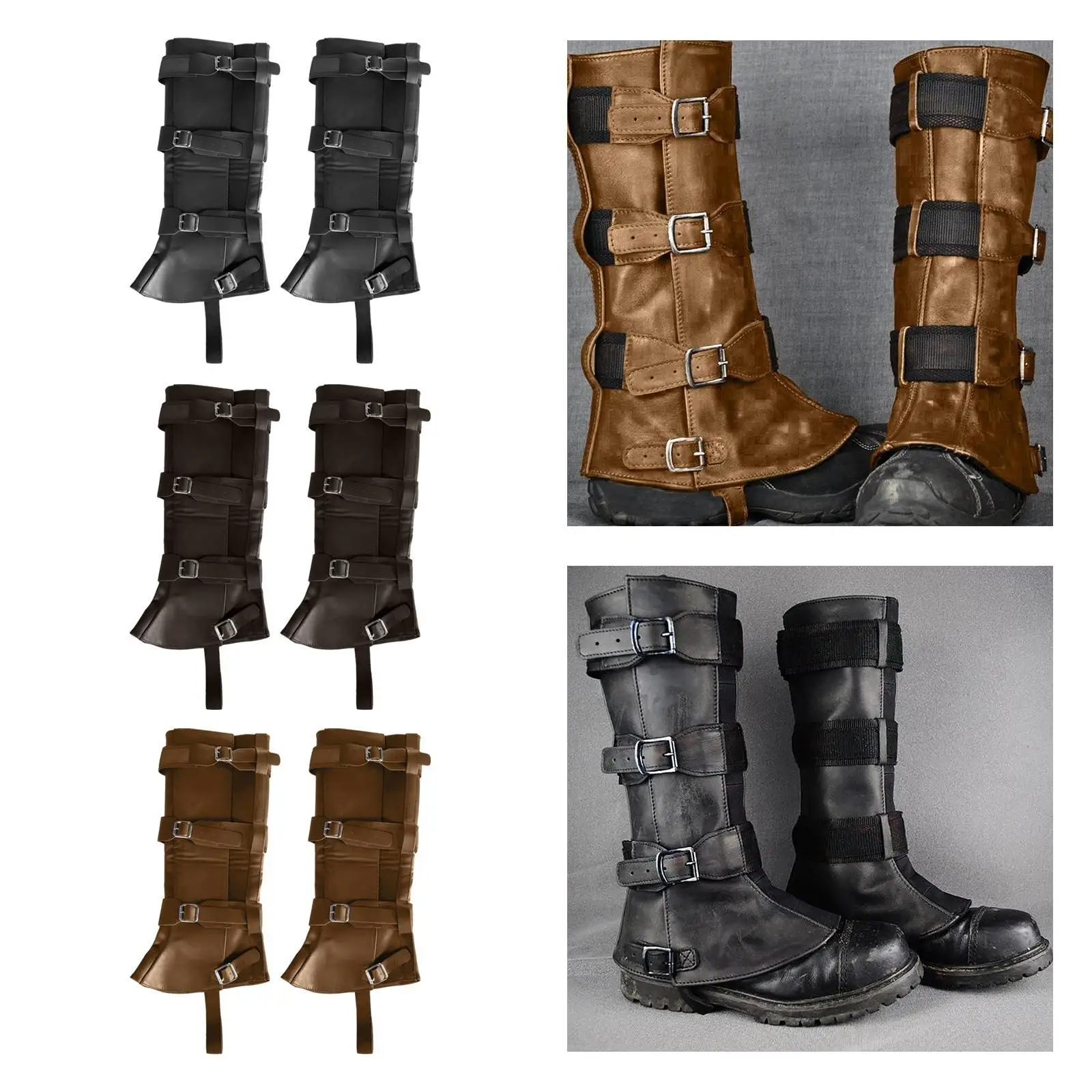 Pirate Boots Covers Heren Boot Top voor kostuumaccessoire Foto Props Outdoor