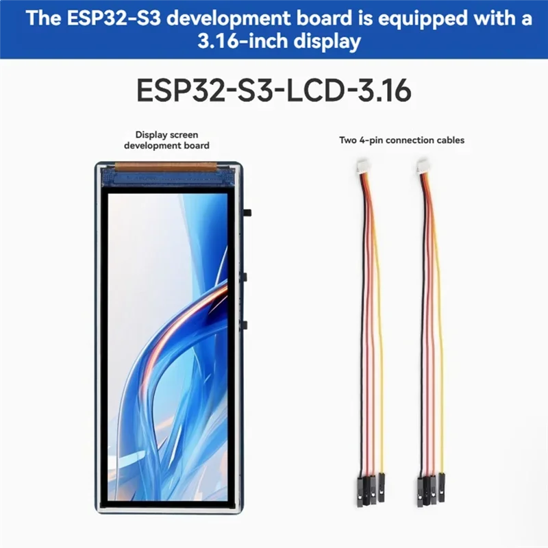 ESP32 S3 3.16 Inch LCD Display Development Board 3.16 Inch 320 820 Resolution LCD Display 320 820 RGB LED ST7701