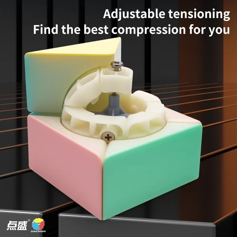 [ECube] DianSheng Galaxy Cluster X2 Cube Regular Magic Puzzle Educational Toy Macaron Morandi Transparent Color