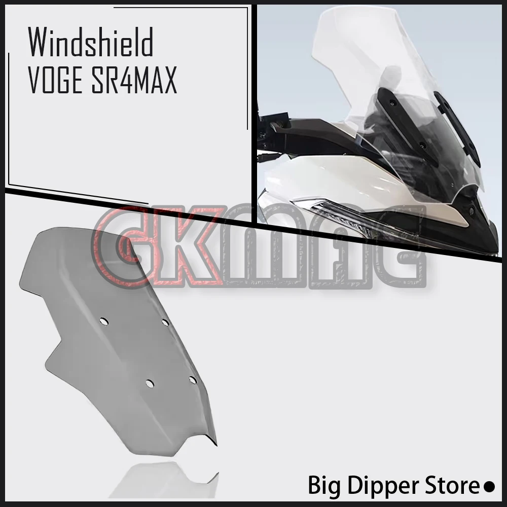 

New For VOGE SR4MAX SR4 MAX 350 Motorcycle Accessories Windshield Windbreak Board Taller And Wider Version Chest Protector