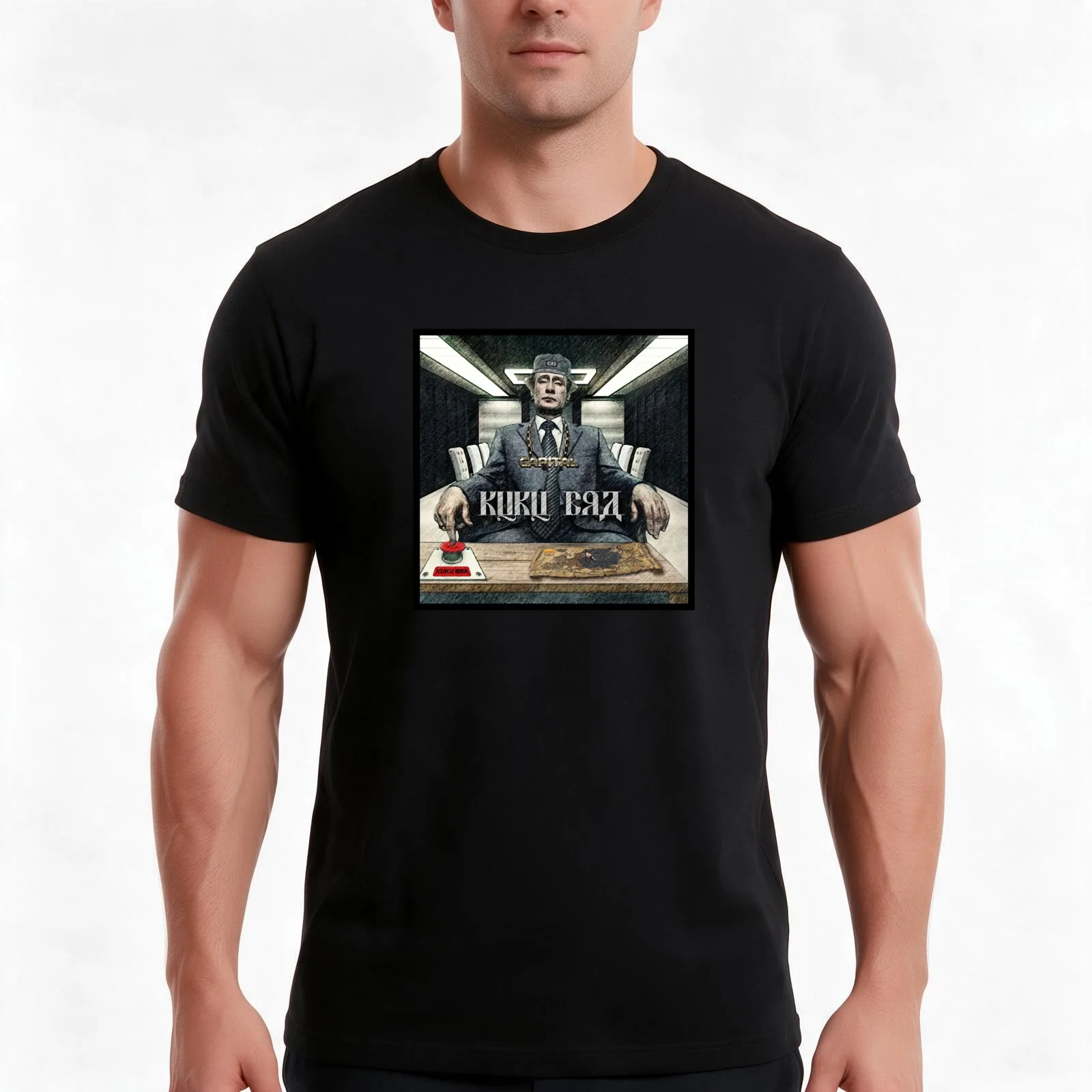 Capital Bra Kuku T-Shirt Summer Casual Cotton Tee Oversized Streetwear Tops Vintage Graphic Print Loose Fit Short Sleeve