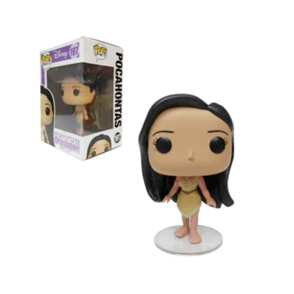 Funkos de animación de Disney: Pocahontas # 197 Figuras de Acción de Vinilo Coleccionables, Muñecos Decorativos para el Hogar, Regalos