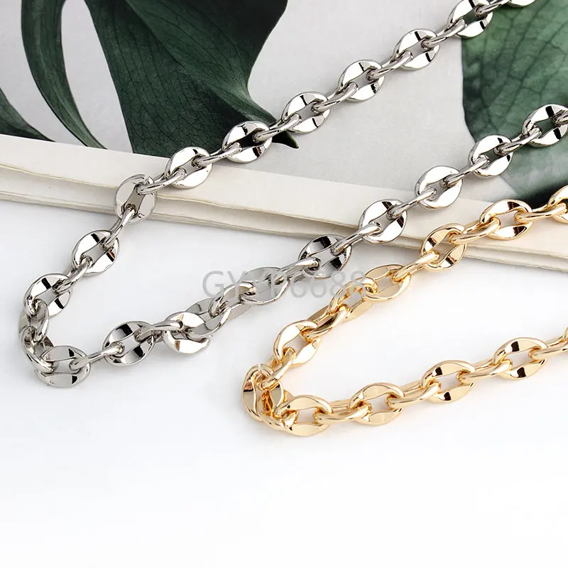 1PCS Gold,Silver Metal Mini Chains For Bags Handbags Purse Shoulder Strap Crossbody Replacement Decoration Hardware Accessories