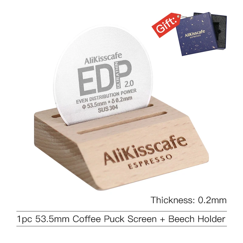 Alikisscafe Espresso Puck Sieb Filter 51mm 53,5mm 58.5mm 57mm Für Delonghi Breville Siebträger Barista Werkzeuge kaffee Zubehör