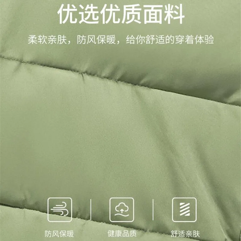 Manteau d'hiver en coton pour femme, veste courte en duvet de coton, édition coréenne, ample, épais, à capuche, coupe-vent, chaud, nouvelle collection 2025