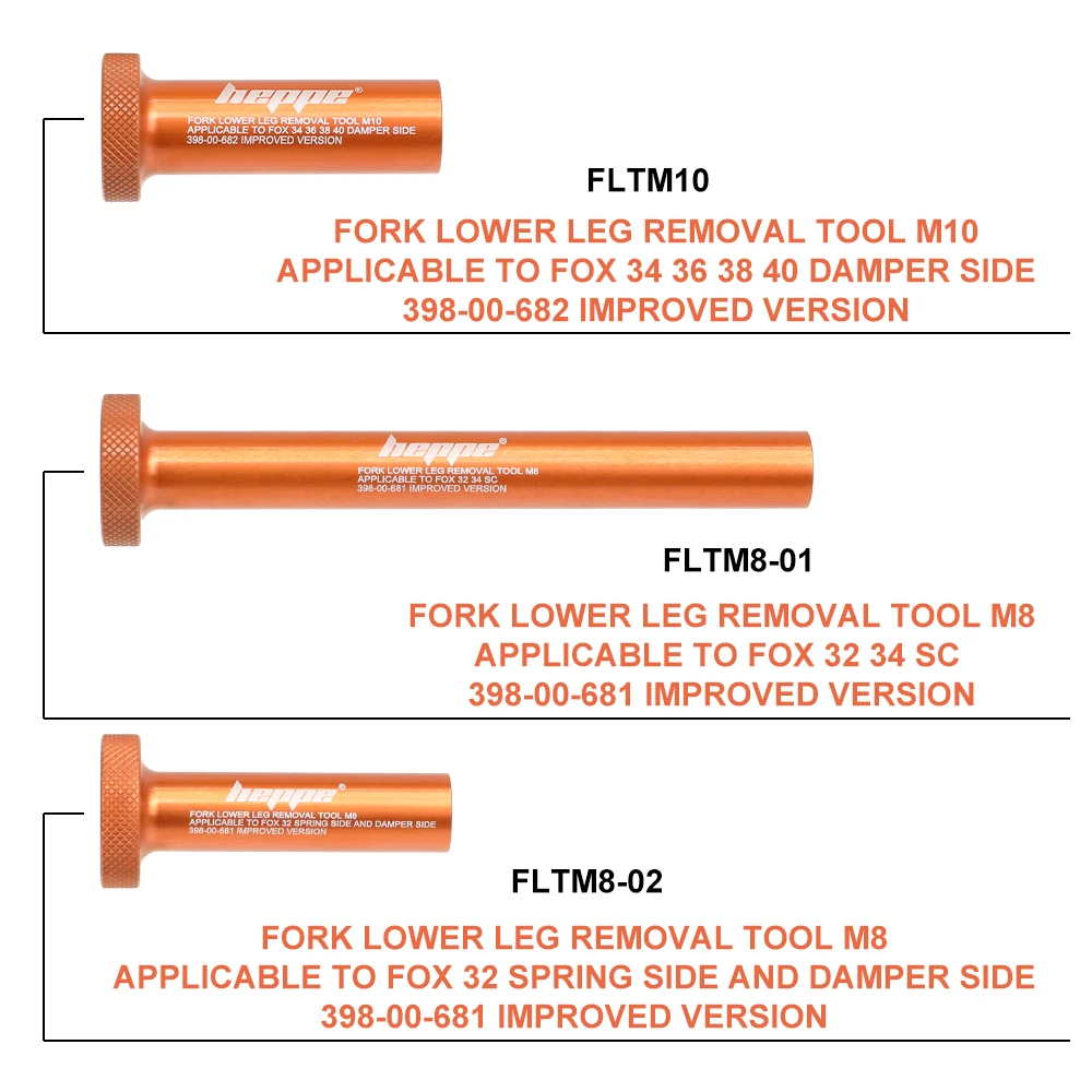 Heppe Fahrradgabel-Federdämpfer-Entfernungswerkzeug, Gabel-Unterbein-Entferner für FOX 32 34 36 38 40 SC TC Vorderradgabel-Reparatur und Wartung – Detail 6