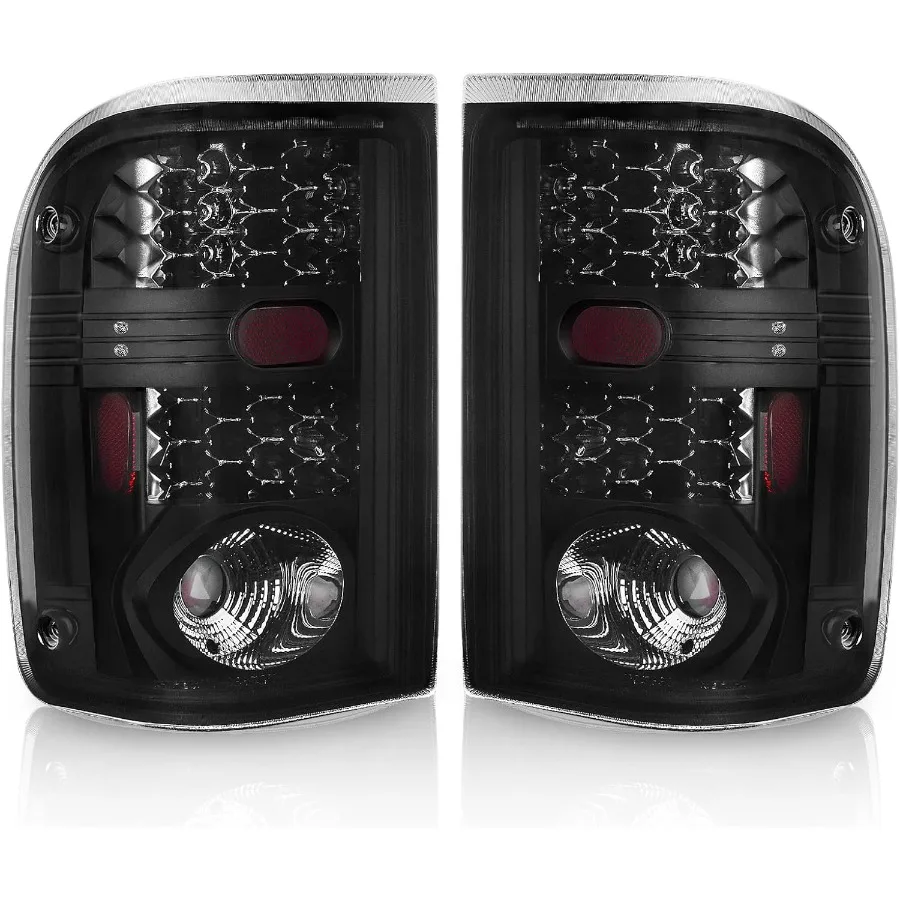 

Светодиодные задние фонари, совместимые с Ranger 20012005, сменный блок черного дыма для левой и правой пары, улучшенная видимость a