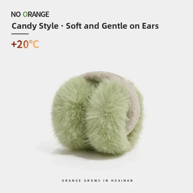 2026-new-fleece-lined-windproof-ear-muffs-women's-winter-cycling-ear-covers-warm-plush-foldable-ear-pads-soft-synthetic-fur