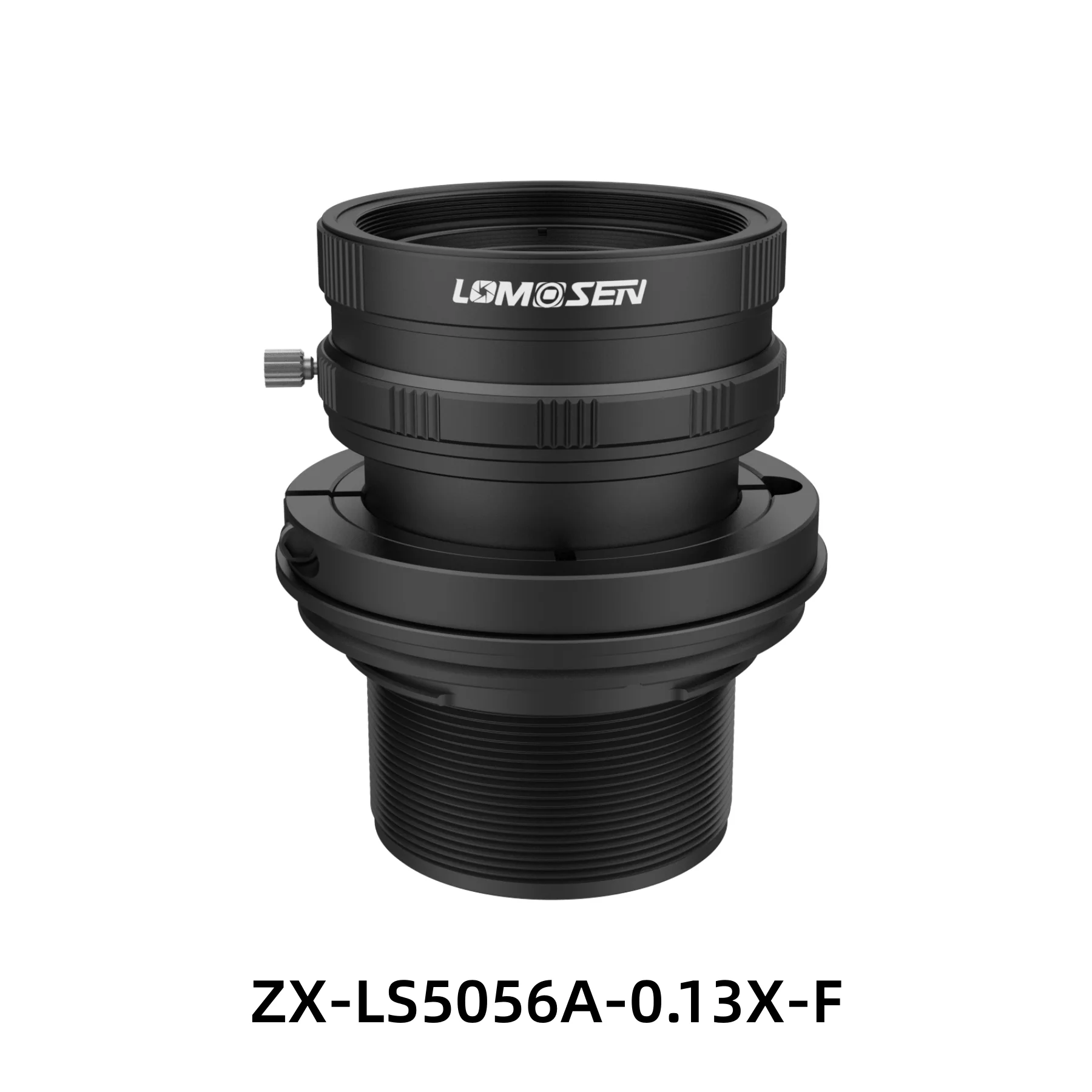 Lomosen ZX-LS5056A-0.13X-M42 8K Line Achromatic Lens 0.13X 62mm Sensor 50 Focal Length 48.1 Working Distance Multiple Lens Ports