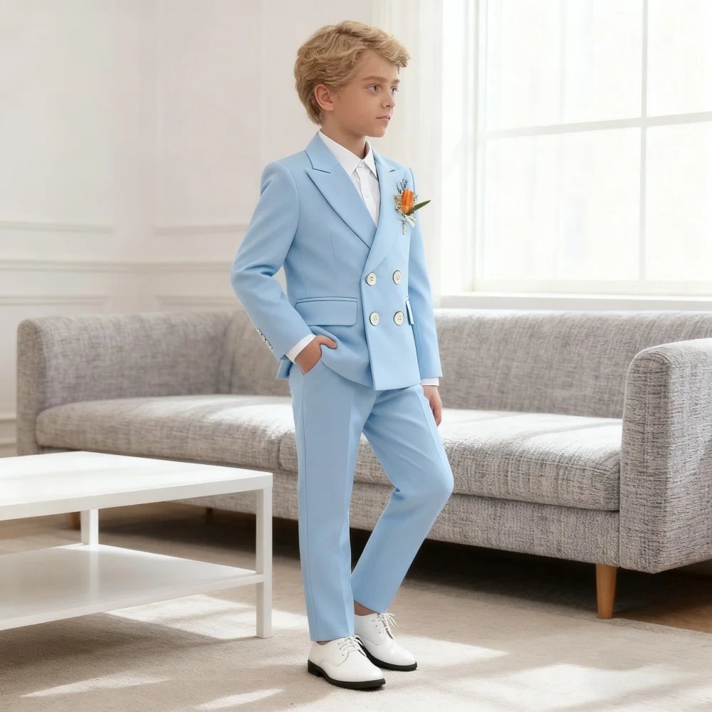 Elegant Kids Stage Performance Suit Formal Baby Birthday Suit 2026 Classic Ceremony Little Boys Photography Suit