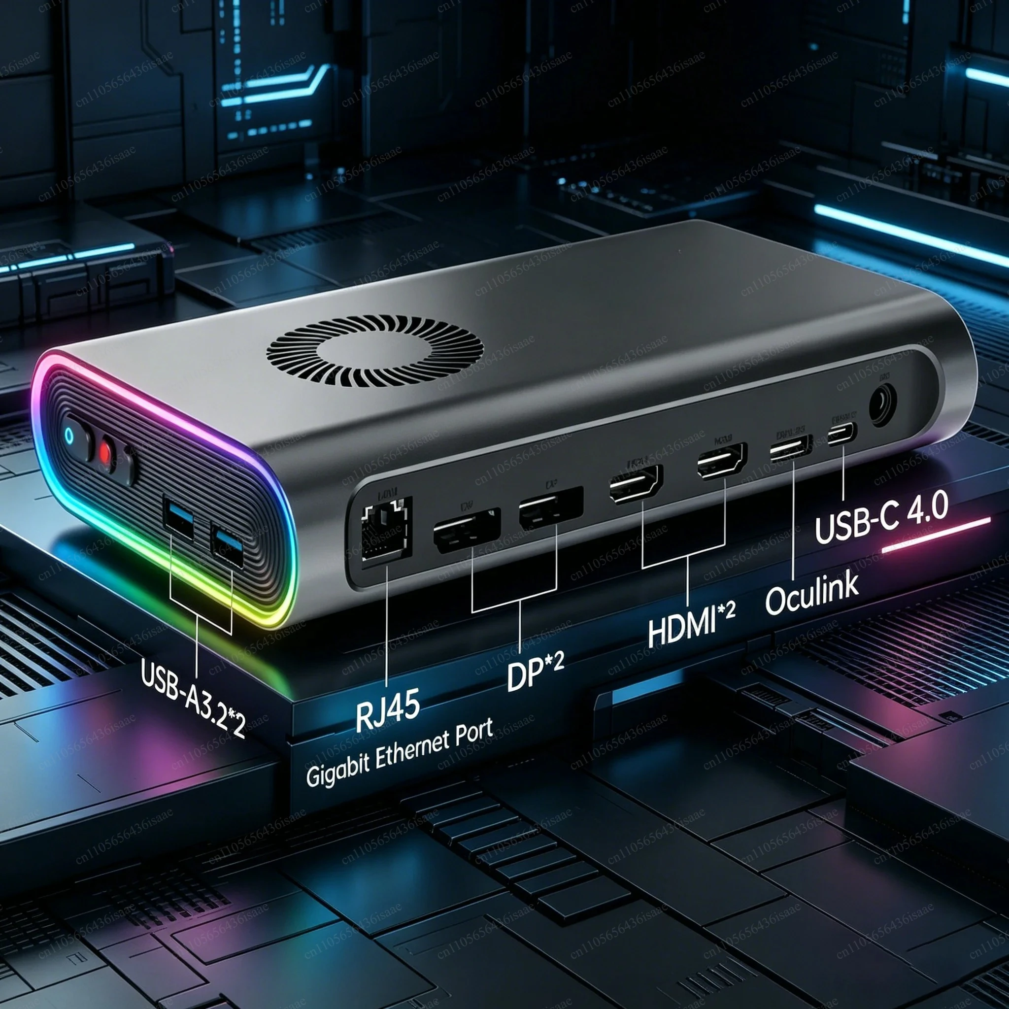 RX 7600M XT External Graphics Dock OCuLink USB4 Laptop Gaming eGPU