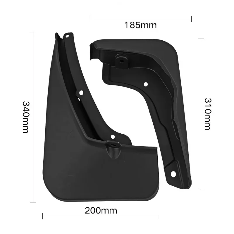 Mud Flaps Splash Guards for MG4 EV Electric Auto Front and Rear Mudguards Car Durable Fender