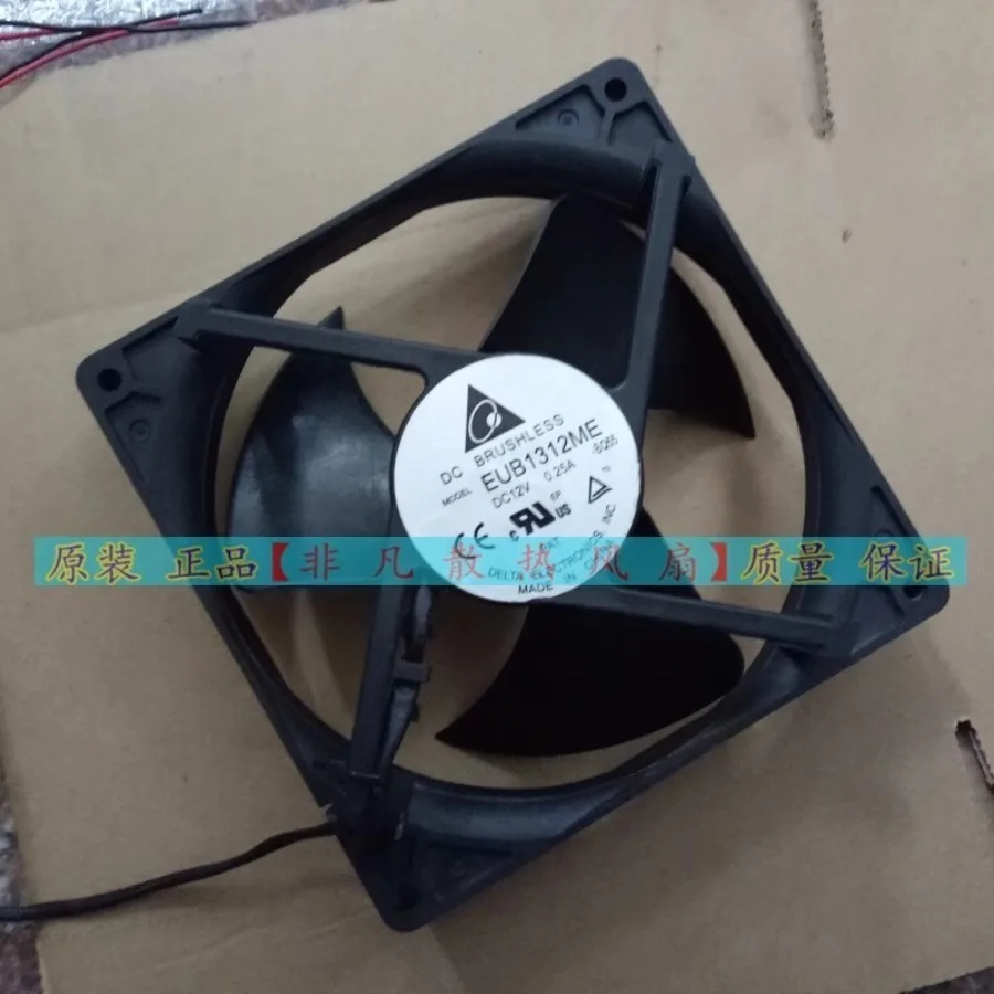 For Delta MODEL EUB1312ME DC12V 0.25A -BQ55 Refrigerator 3-Wire Cooling Fan