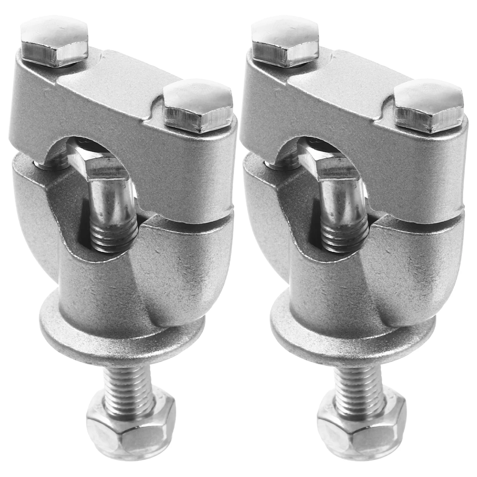 

2 Pcs Handlebar Fixing Clamp Block 22mm 7/8 Mount Motorcycle Riser for Iron Mounting Clamps