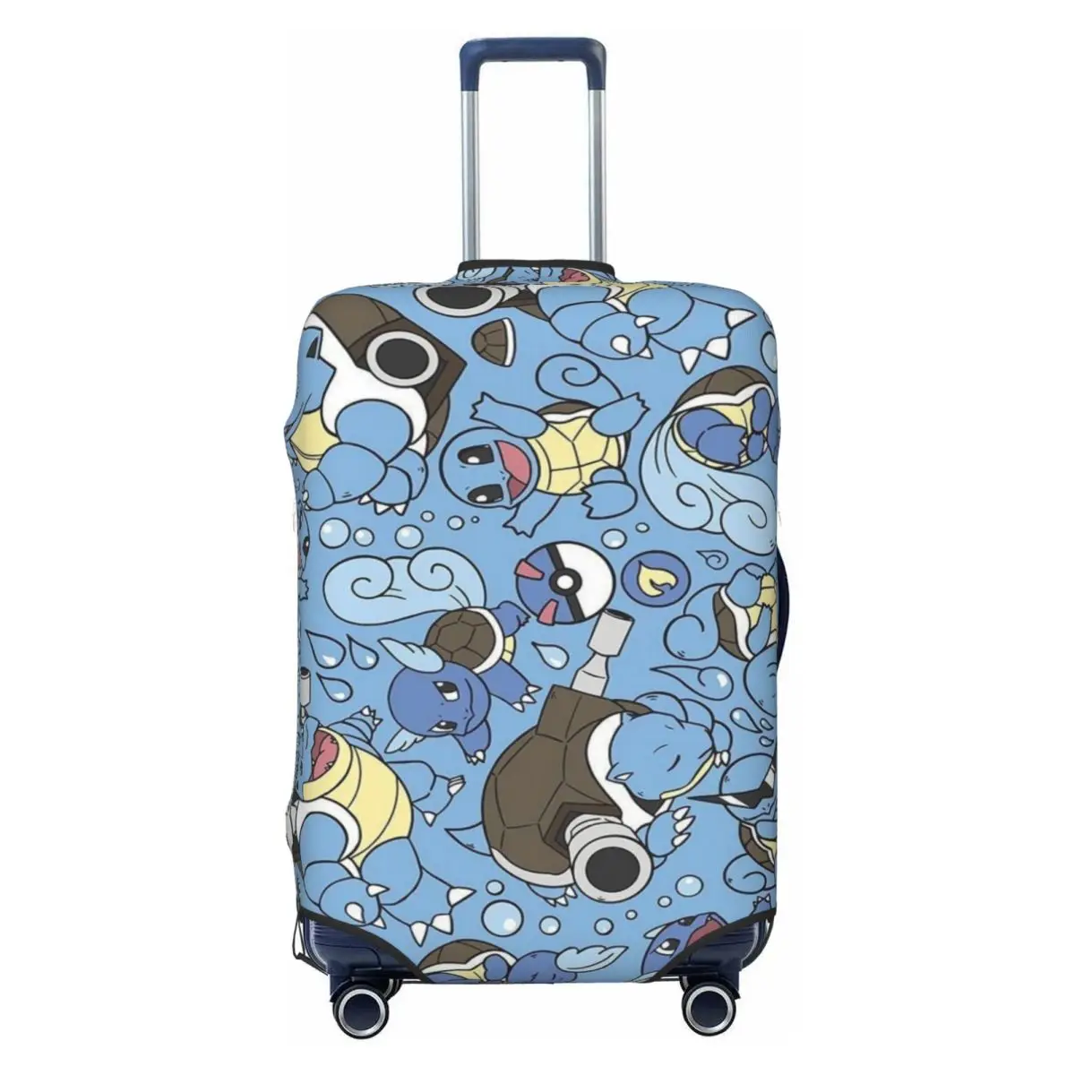 

Custom Squirtles Cartoon Luggage Cover Protector Fashion Travel Suitcase Protective Cover for 18-32 Inch