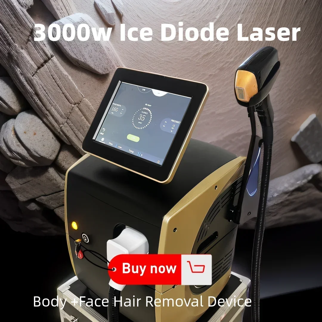 

3000W Permanent Hair Removal Device Summer Sale Ice Platinum Painless Hair Removal Machine Diode Epilator For Home or Salon