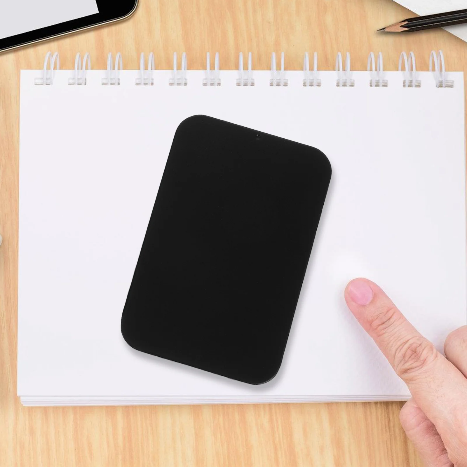 

6 Pcs Metal Business Card Case Flosser Dispenser Push and Pull Iron Organizer Aluminum