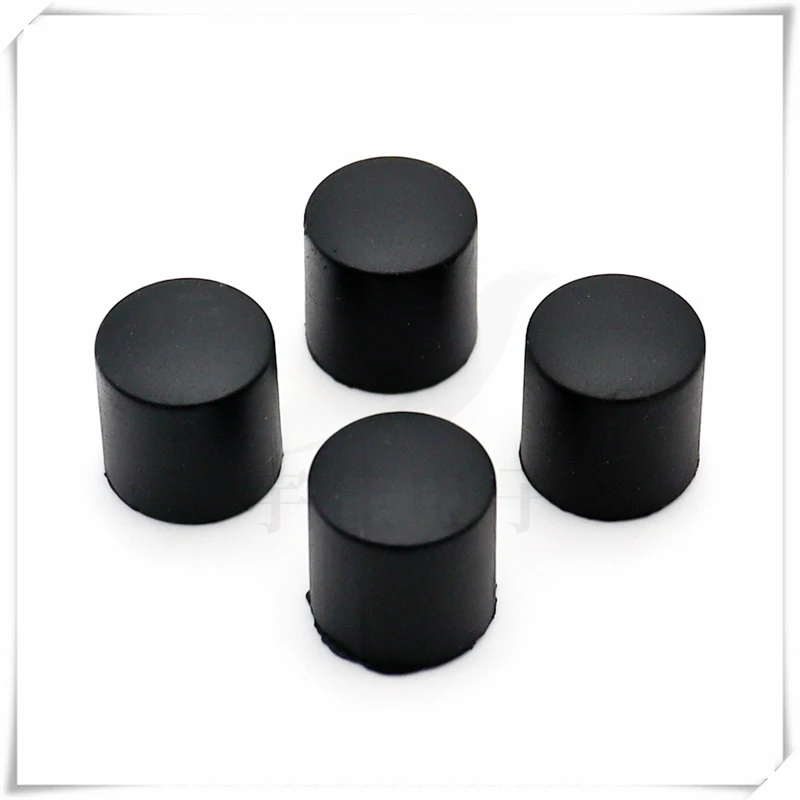 5PCS 16×16 non-indicating Rubber knob Half Shaft Potentiometer Cap Power Amplifier Electrical Equipment Adjustment Switch