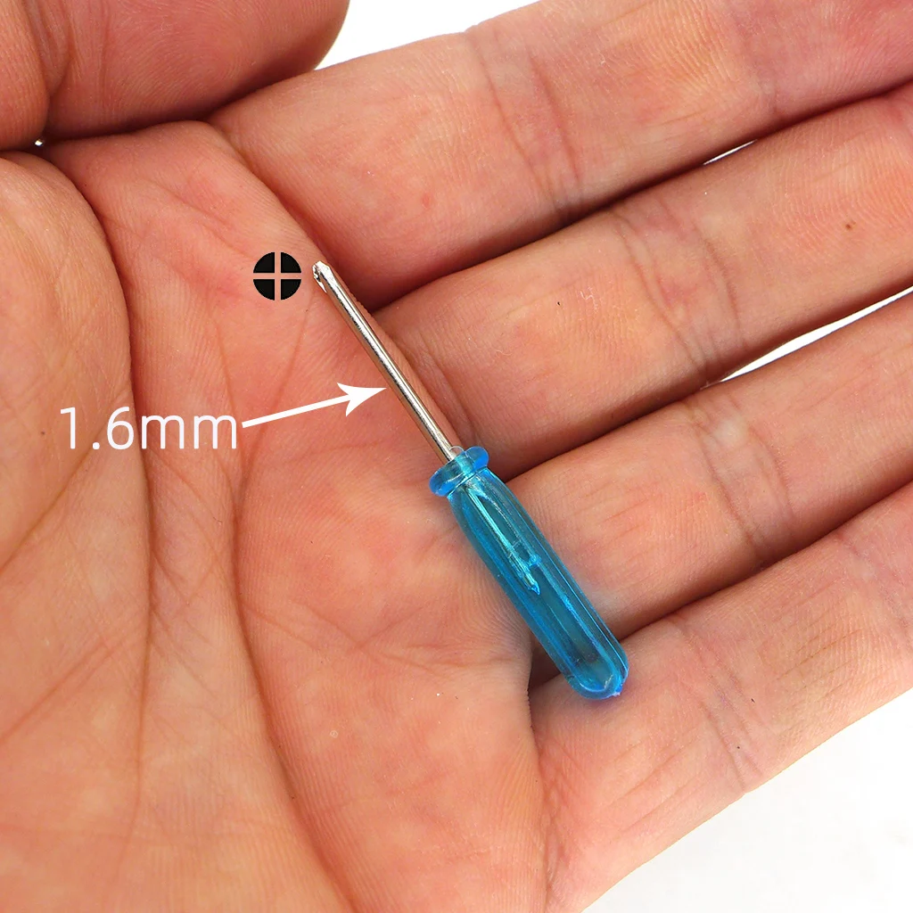 50 stücke Mini 3,0/2,0mm Flache-klinge Schlitz Kreuz Kopf Kleine Schraubendreher Für Handy Xbox 360 Wireless controller Reparatur Öffnen – Detail 3