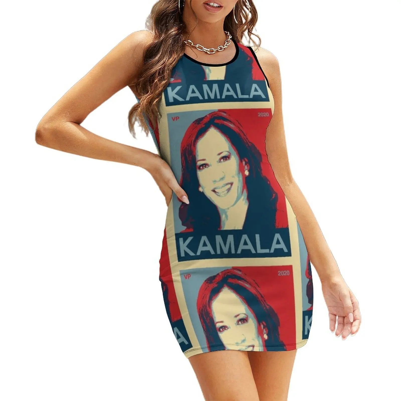 

Kamala For Vice President 2020 Sleeveless Sundress wedding dresses for parties summer dresses for women 2025