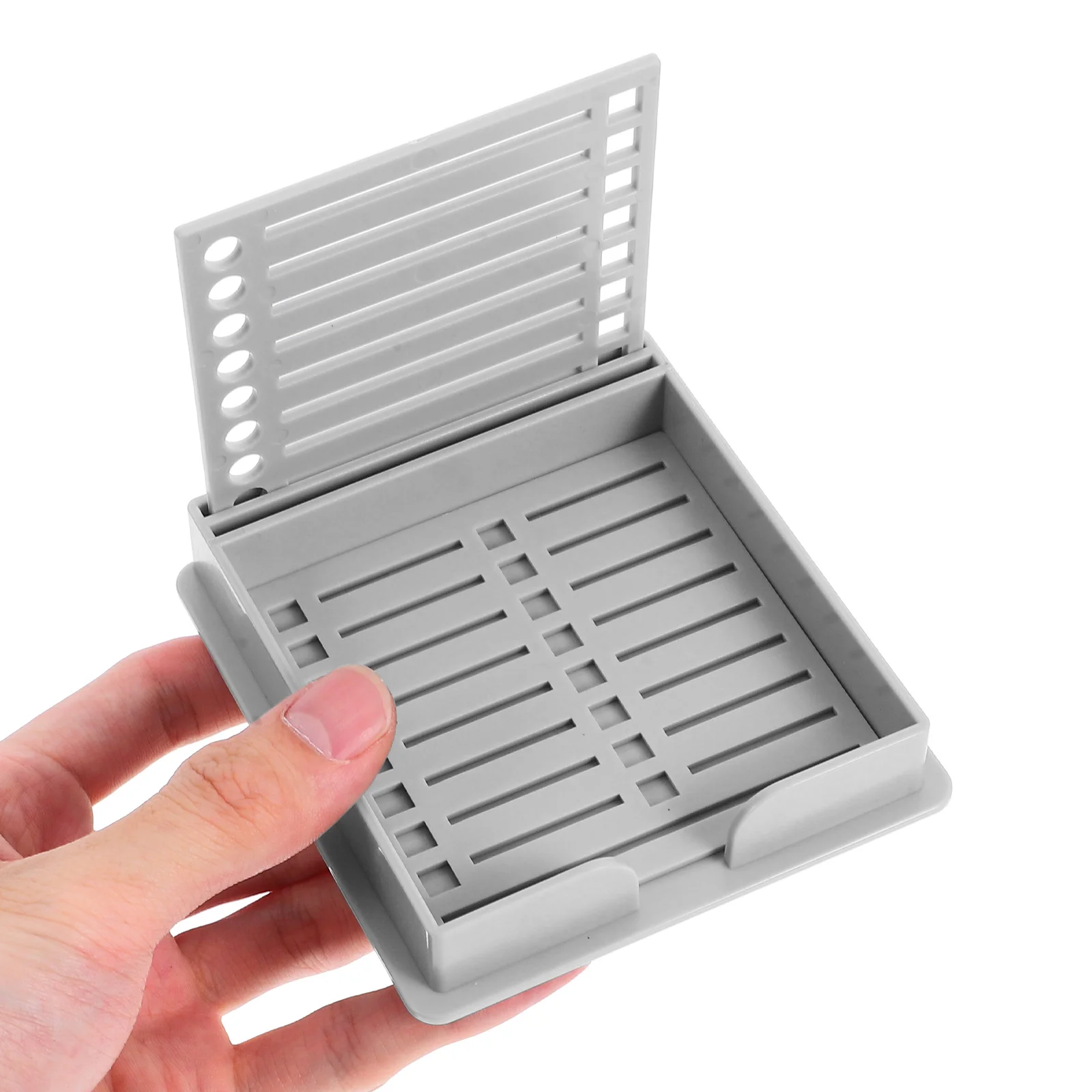 

2Pcs Sticky Tape Dispenser Note Holder for Desk Post Note Organizer Vertical Paper Holder Multifunctional Desktop Memo Pad