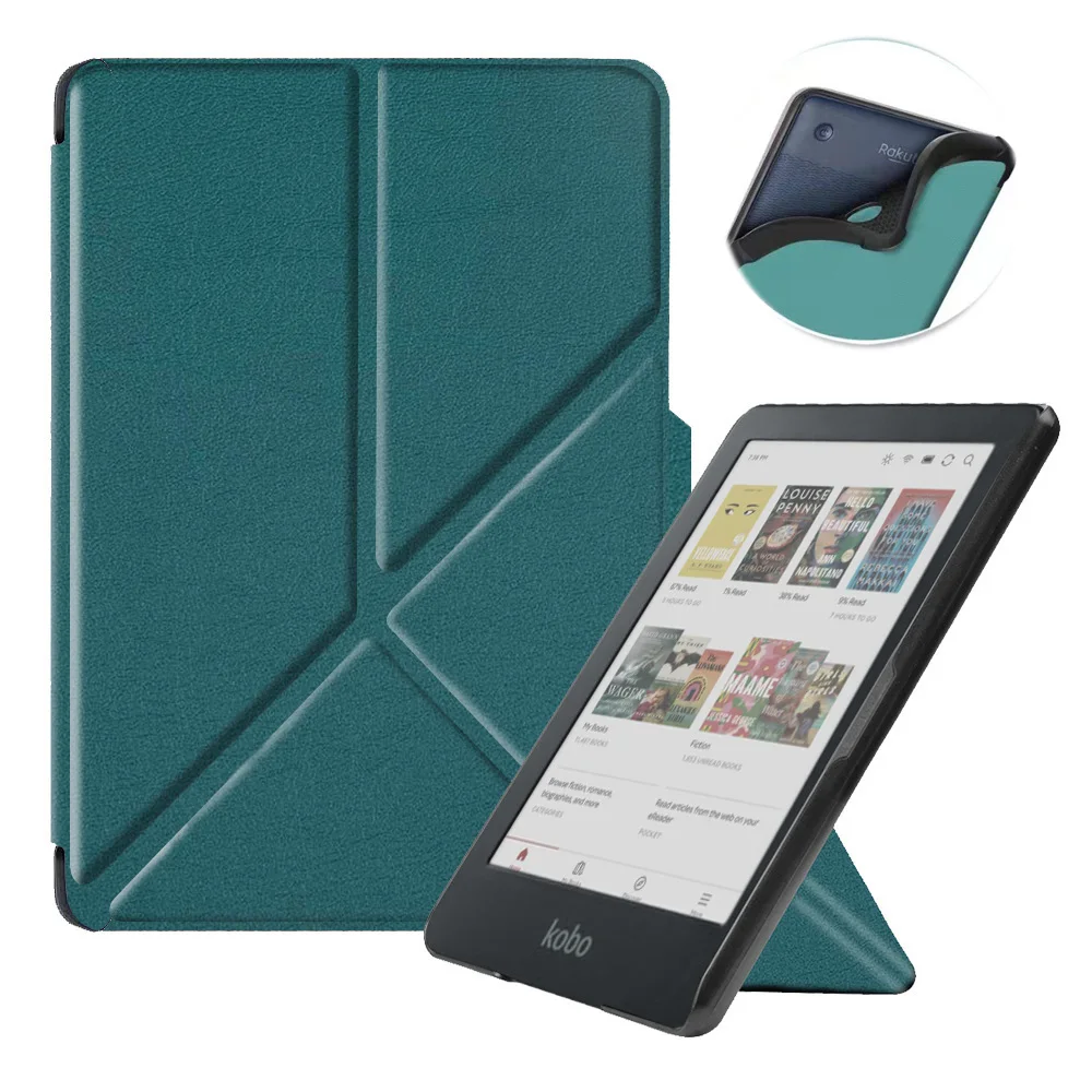 Kobo Clara Colour N367 EReader Sleep Cover Soft TPU Case Premium Lightweight With Auto Sleep/Wake for Protective Stand Cases