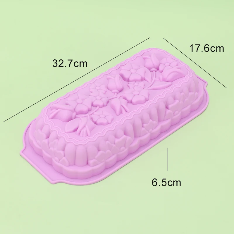 3D Tulip Flower Silicone Mold Fondant Chocolate Cake Decorating Dessert Tulip Baking Tray DIY Aromatherapy Candle Resin Mold