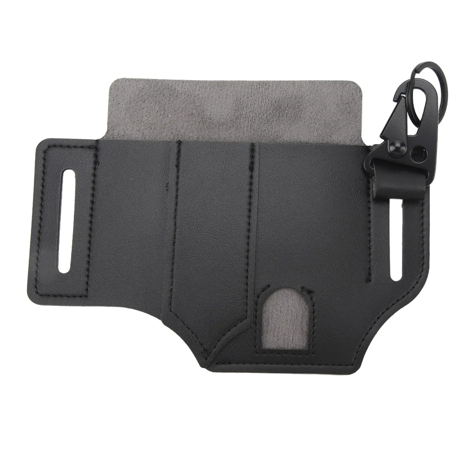 

Black Leather Multitool Sheath with High Capacity - Easy Repair, Soft Texture for work