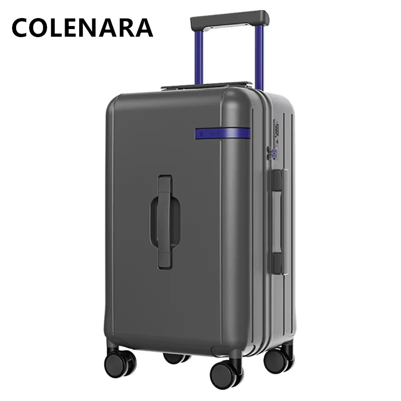 COLENARA-Valise de Cabine à Roulettes de Grande Capacité, Boîte d\'Embarquement pour 20 Amarans, Boîte à Mot de Passe, Roue Universelle, 24 Pouces,