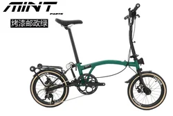 MINT T9B 16Inch Folding Bike /9-Speed Three Folding Bicycle / Disc Brake Bike