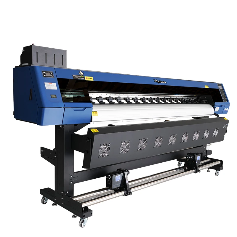 1.6m 1.8m 2.1m Digital Inkjet Eco Solvent Plotter Vinyl Sticker Printing And Cutting Eco Solvent Printer Cutter