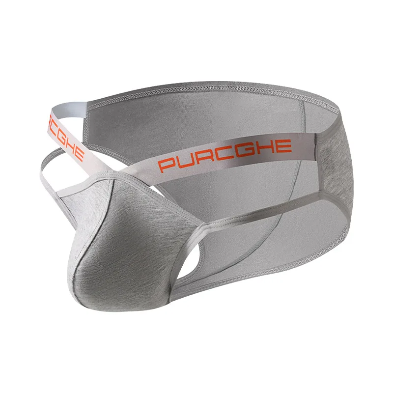 

Мужские хлопковые трусы-брифы с U-образным выпуклым карманом, сексуальные, дышащие, удобные, для геев, с низкой посадкой, эротические, с вырезами, дышащие трусы