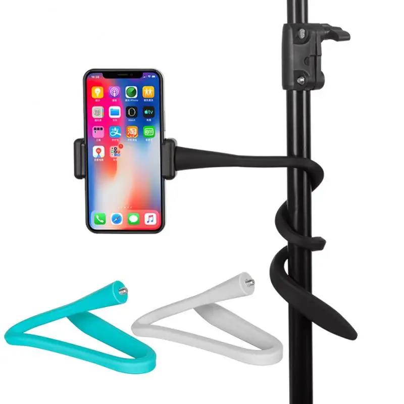 Multifunctional Phone Stand Flexible Phone Holder Wrap Bundle Support Live Round Tube Fixed Support Extension Desktop Lazy Clip