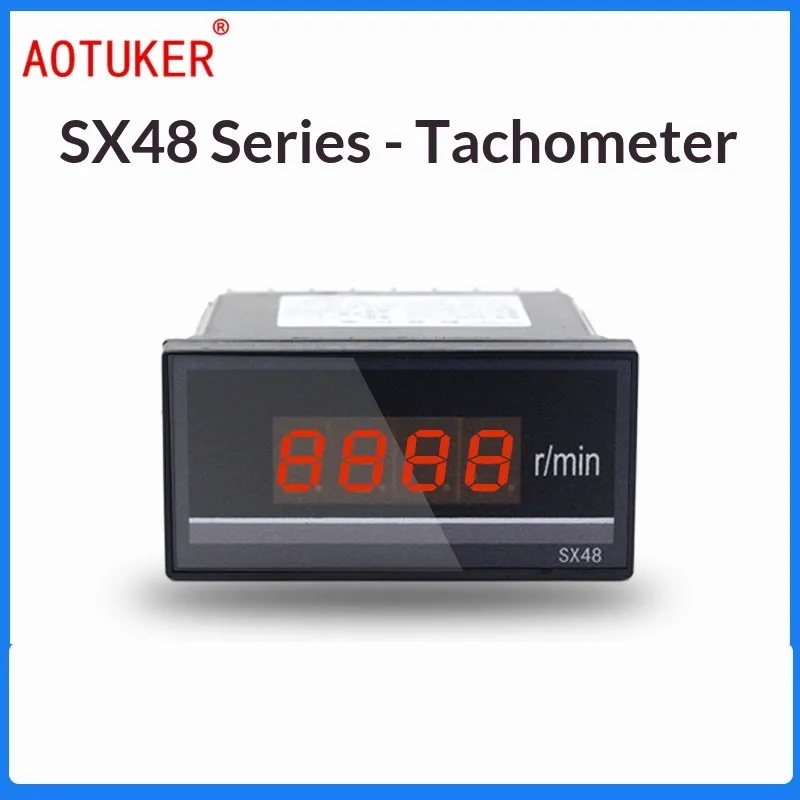 SX48 Variable Frequency Drive Digital Display Tachometer Analogue Input DC 0-10V Display Range 0-1500 rpm
