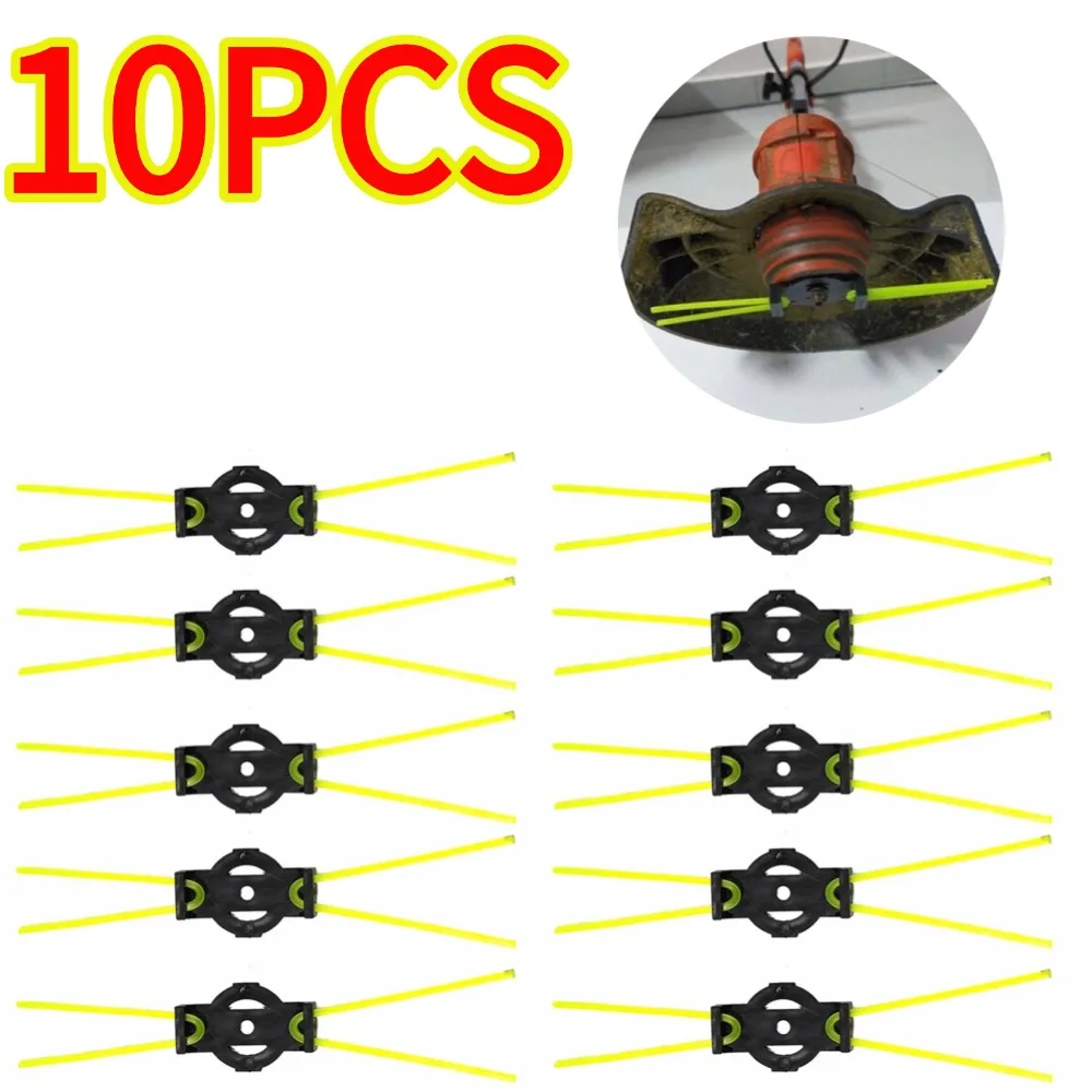 

10PCS Simple Grass Rope Mower Accessories Straw Rope For Lawn Care And Gardening Mower Cutting Rope Mower Head Weeding Brush