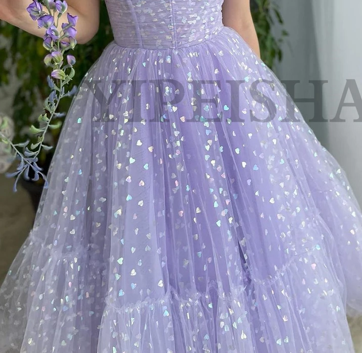 Gola quadrada a linha vestidos de noite manga longa rendas flores sem costas chá-comprimento baile de formatura gwon vestidos de fiesta пvestidos vestidos vestidos vestidos