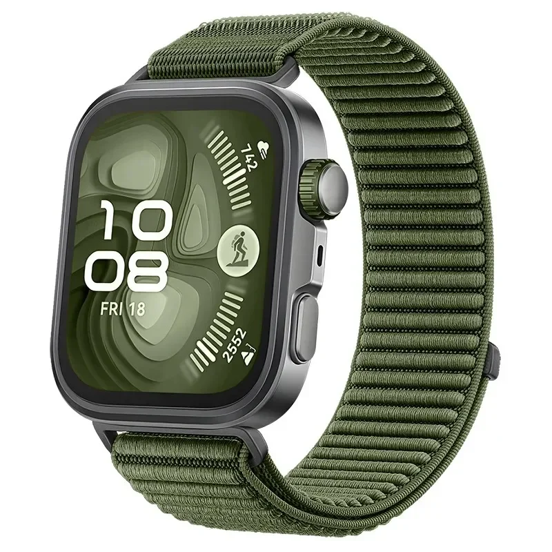 Nylon-Schlaufenarmband für Huawei Watch Fit3/4Pro/5Pro Geflochtenes Komfortables Atmungsaktives Band für Huawei Watch Fit3/Fit4/Fit5 Zubehör