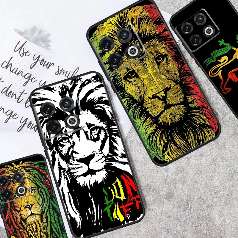 Rasta Lion Case For OnePlus Nord N10 N20 2T CE 2 3 Lite OnePlus 12 11 9 10 Pro 9RT 10R 10T 12R Cover