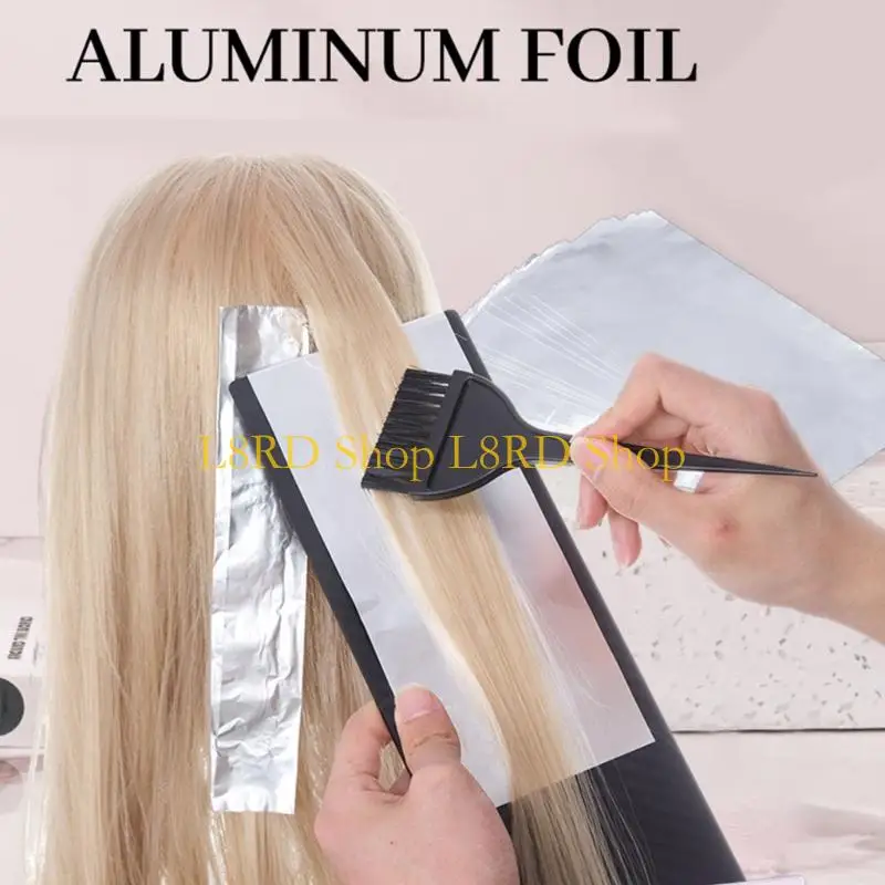 

L8RD предварительно нарезанные листы алюминиевой фольги для отбеливания, мелирования, нанесения цвета. Фольга для мелирования