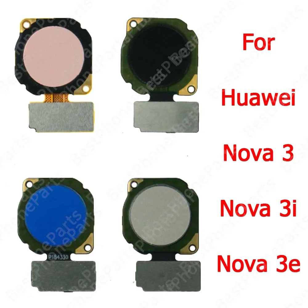 

New Finger Print Scanner Flex Cable For Huawei Nova 3e 3 3i Touch Menu Fingerprint Sensor Return Key Replacement