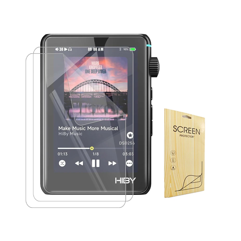 Protecteur d'�cran en TPU, Film de protection transparent pour HiBy HiBy R3 PRO II R6 DIGITAL M300 R4 R1 R6 GEN 3 LAM-215, accessoires MP3