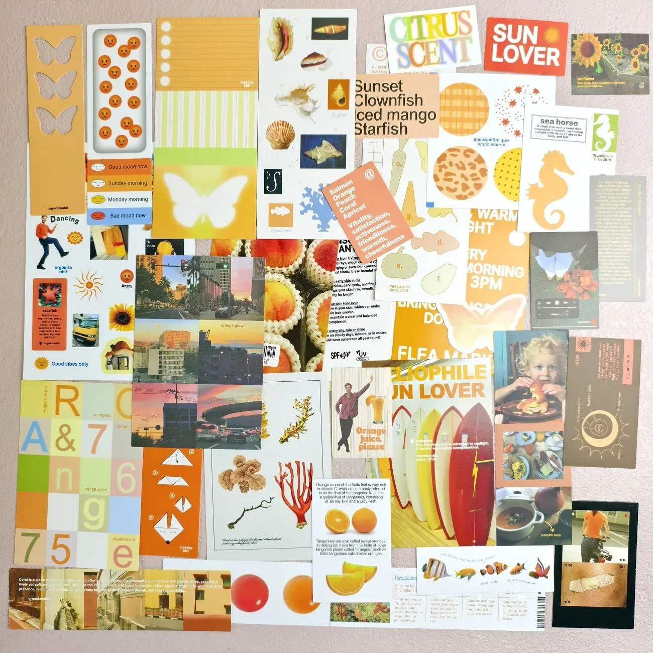 الكورية OAB بطاقة ملصق حزمة الشمال نمط الوردي الرجعية سكرابوكينغ الزخرفية INS المواد فسيفساء ورقة لوازم الحرف اليدوية