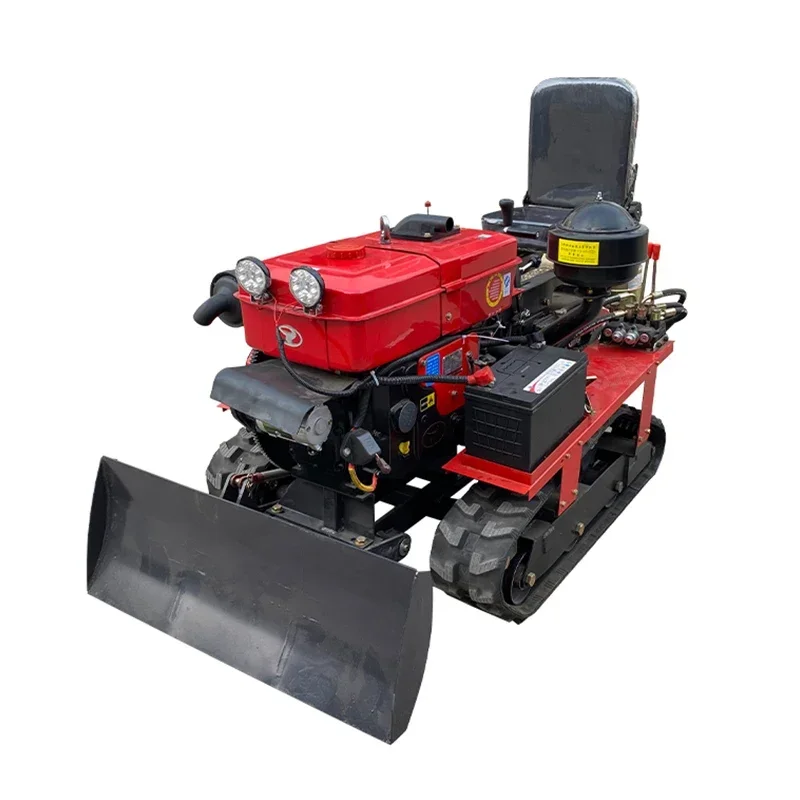 Made in China Agriculture Equipment Small Crawler Tractors Garden Tiller Cultivator with Track