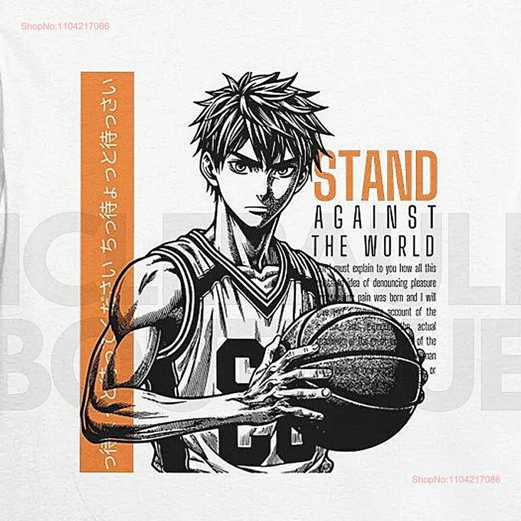 Manga T Shirt Sport 90s Anime Lovers Basketball GYM for her him long or short sleeves