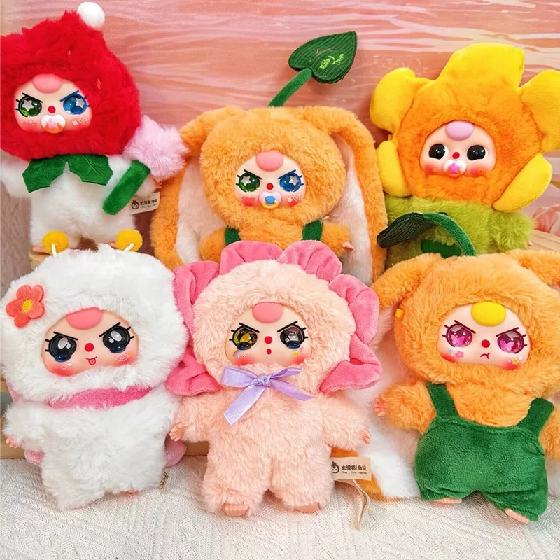 

Baby Three New Blind Pouch Spring Where Series Плюшевая глухая коробка Супер кавайная кукла Сумка Декор Подвеска Таинственная коробка Подарок-сюрприз