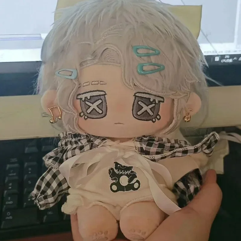 

Фаршированная 20 см игра Anime Identity V Composer Frederick Kreiburg телесного цвета, плюшевая кукла, игрушки, мягкие плюшевые наряды, хлопковый подарок для детей