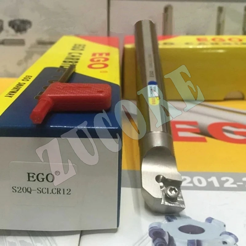 EGO Anti-vibration 95 Angle CNC Inter Bore S20Q-SCLCR12 D20mm L180mm Tool Holder For Insert CCMT120404 Lathe Dropshipping Center