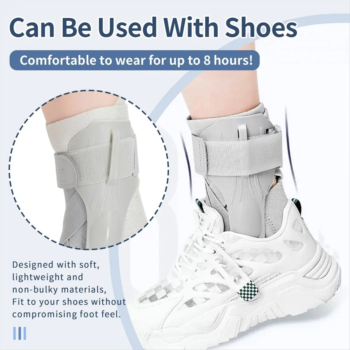 A56K Sports Ankle Brace Compression Ankle Brace Basketball and Running Splints for Men & Women, Ankle Splint Stabilizer A